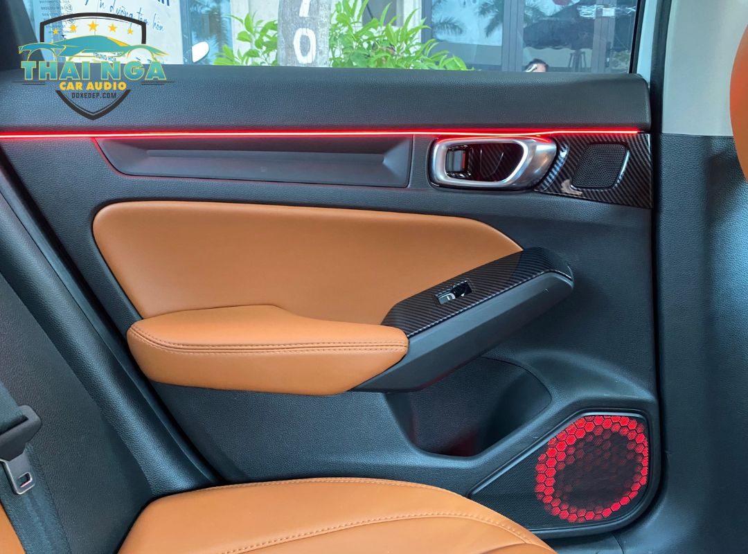 Độ Led nội thất Honda Civic 2022 V3 23 chi tiết lung linh, độc đáo