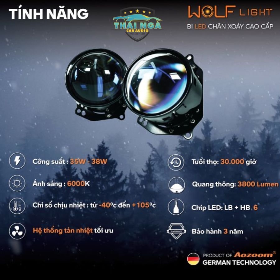 BI LED WOLF LIGHT