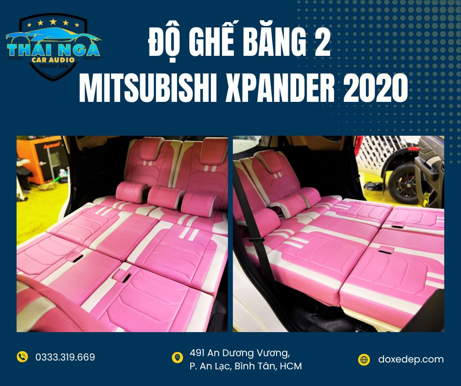 Độ Ghế Băng 2 Thành Giường Cho Mitsubishi Xpander 2020