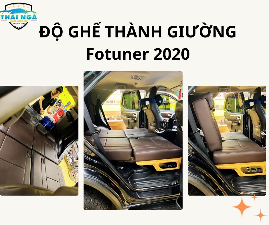 Độ ghế thành giường Fotuner 2020