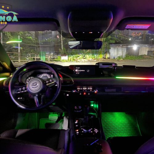 Lắp LED nội thất Mazda 3