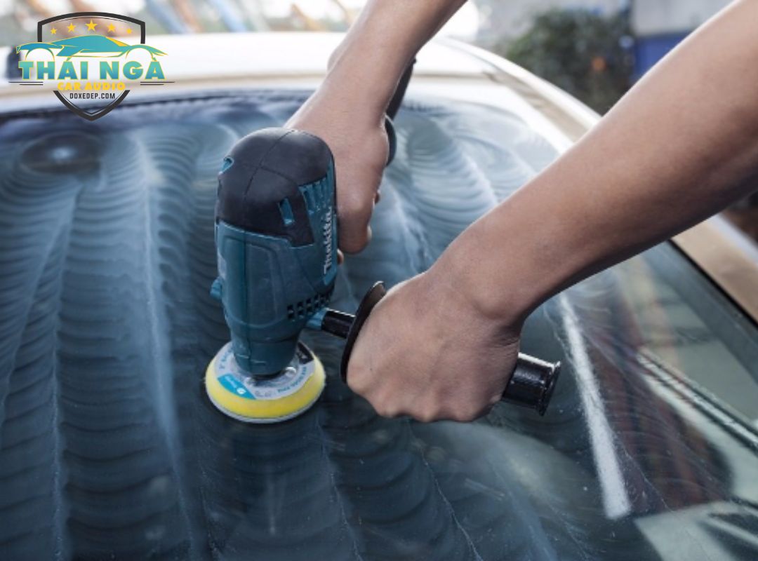 851 Đánh bóng toàn xe ô tô - Hiệu chỉnh vết xước sơn xe cực đỉnh