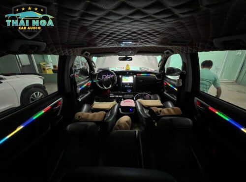 TOYOTA FORTUNER lắp LED nội thất V3