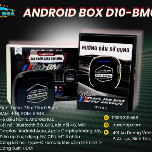 ANDROID BOX D10-BM01: Dành Riêng Cho Xe BMW - Sự Kết Hợp Đẳng Cấp