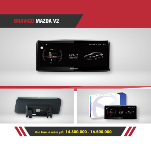 MÀN HÌNH BRAVIGO MAZDA V2 (4GB/64GB)