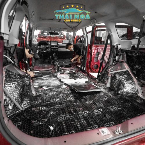 CÁCH ÂM CHO XE HYUNDAI SANTAFE