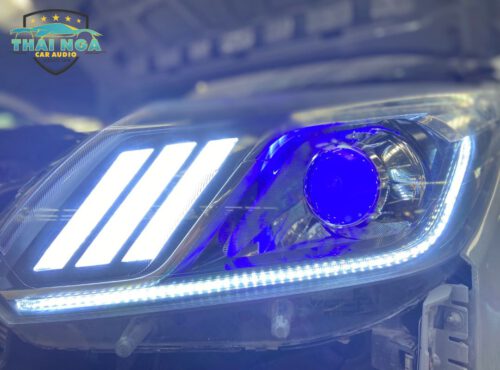 CHEVROLET COLORADO ĐỘ BI LED ZESTECH MẮT QUỶ KÈM MÍ LED