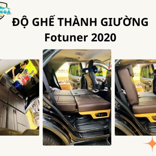 Độ ghế thành giường Fotuner 2020