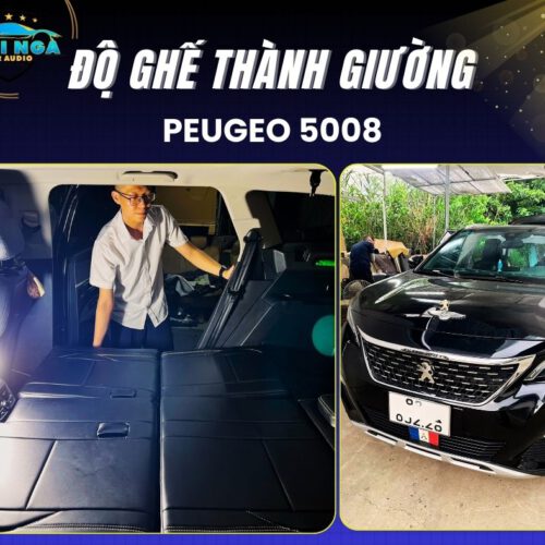 ĐỘ GHẾ THÀNH GIƯỜNG CHO XE PEUGEO 5008