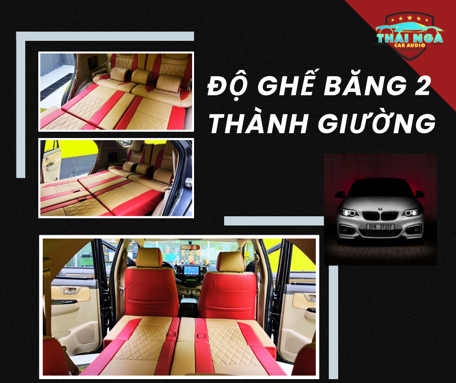 Độ Ghế Ô Tô Thành Giường cho Toyota Fortuner 2016