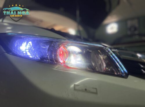 Độ bi led mắt quỷ cho xe Honda Civic 2012 cực chất