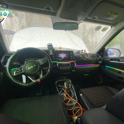 Led nội thất Kia Sonet 23 chi tiết đổi màu siêu đẹp