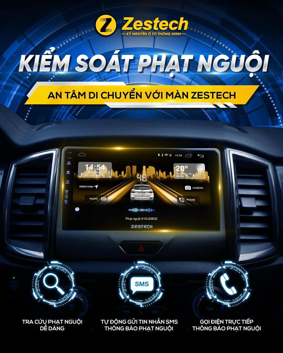 Màn hình liền Camera 360 ZESTECH MAZDA MLK 360 - Phụ kiện ô tô CarVn