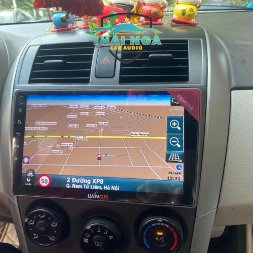 LẮP MÀN HÌNH ANDROID XE TOYOTA COROLLA ALTIS