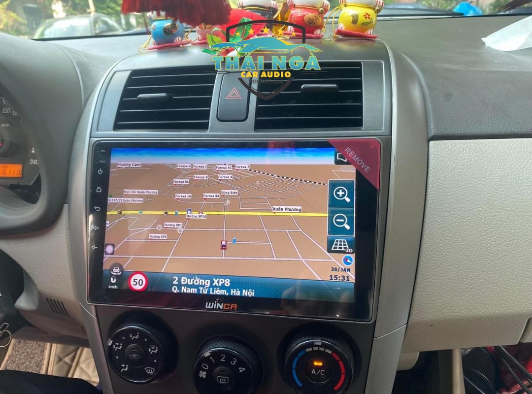 LẮP MÀN HÌNH ANDROID XE TOYOTA COROLLA ALTIS