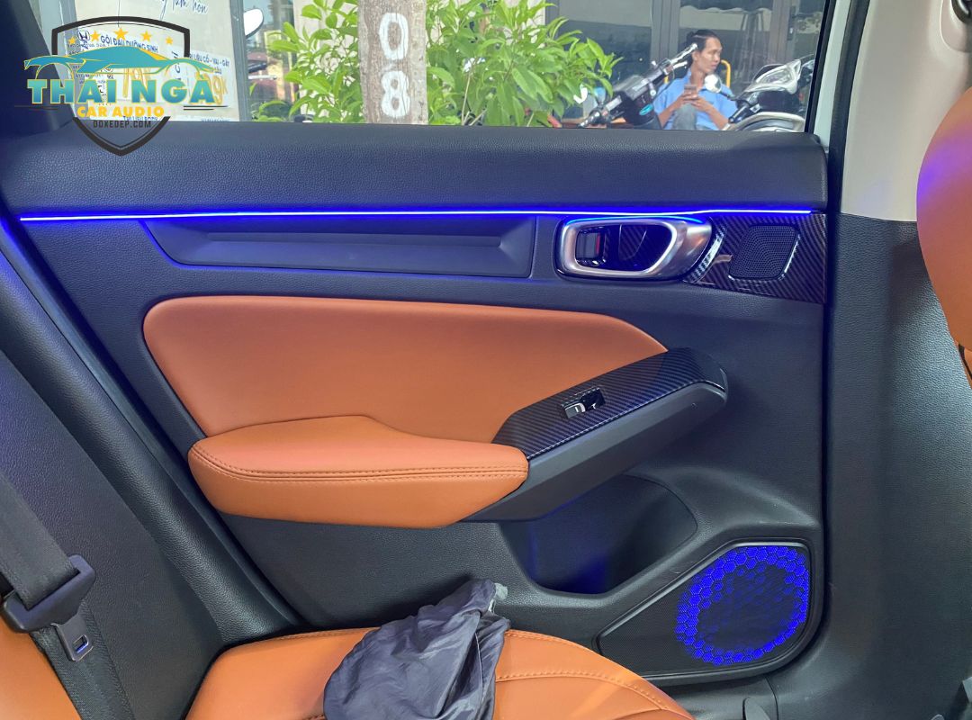 Độ Led nội thất Honda Civic 2022 V3 23 chi tiết lung linh, độc đáo