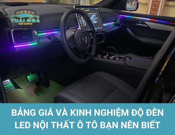 Led nội thất ô tô và bảng giá tốt nhất năm 2024