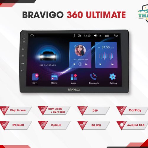 MÀN HÌNH ANDROID LIỀN CAM 360