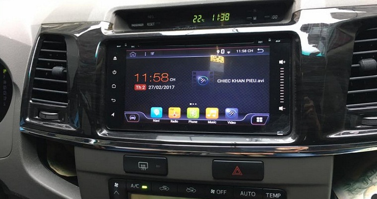 Màn hình Android xe Toyota Fortuner chính hãng Màn hình Android xe Toyota Fortuner chính hãng