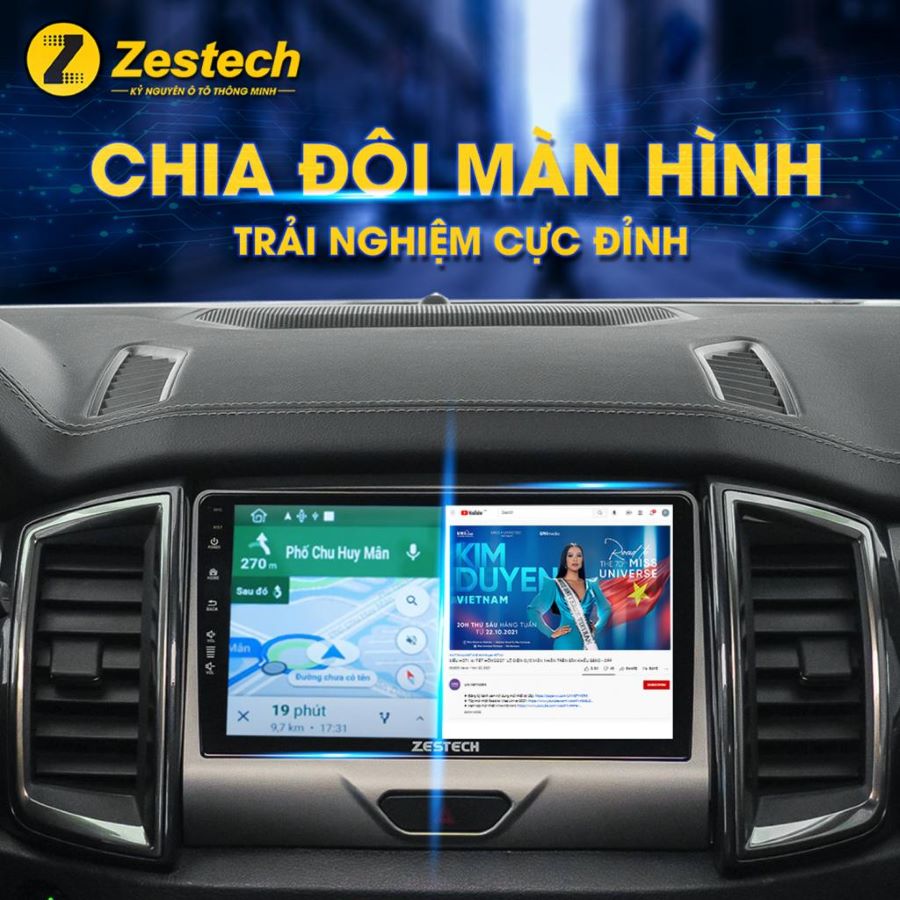 Màn hình Android Zestech ZT360 Base, tắt máy ghi hình 24/24 có gì hot?