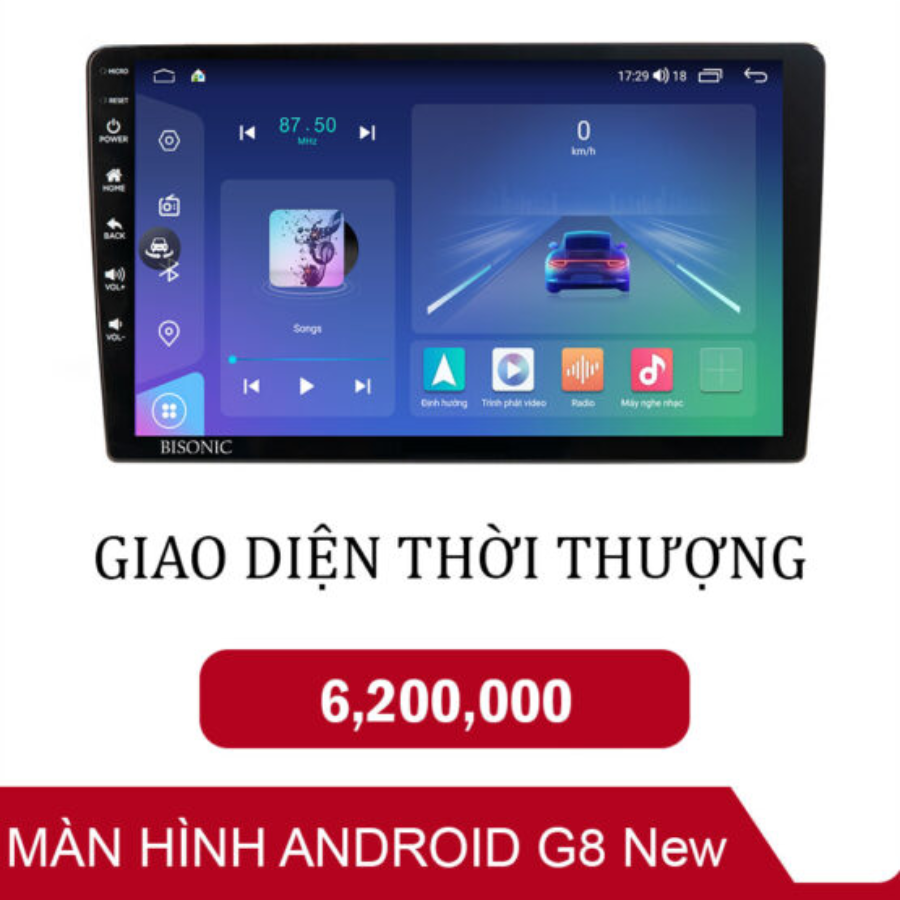 MÀN HÌNH BISONIC G8 NEW THỜI THƯỢNG