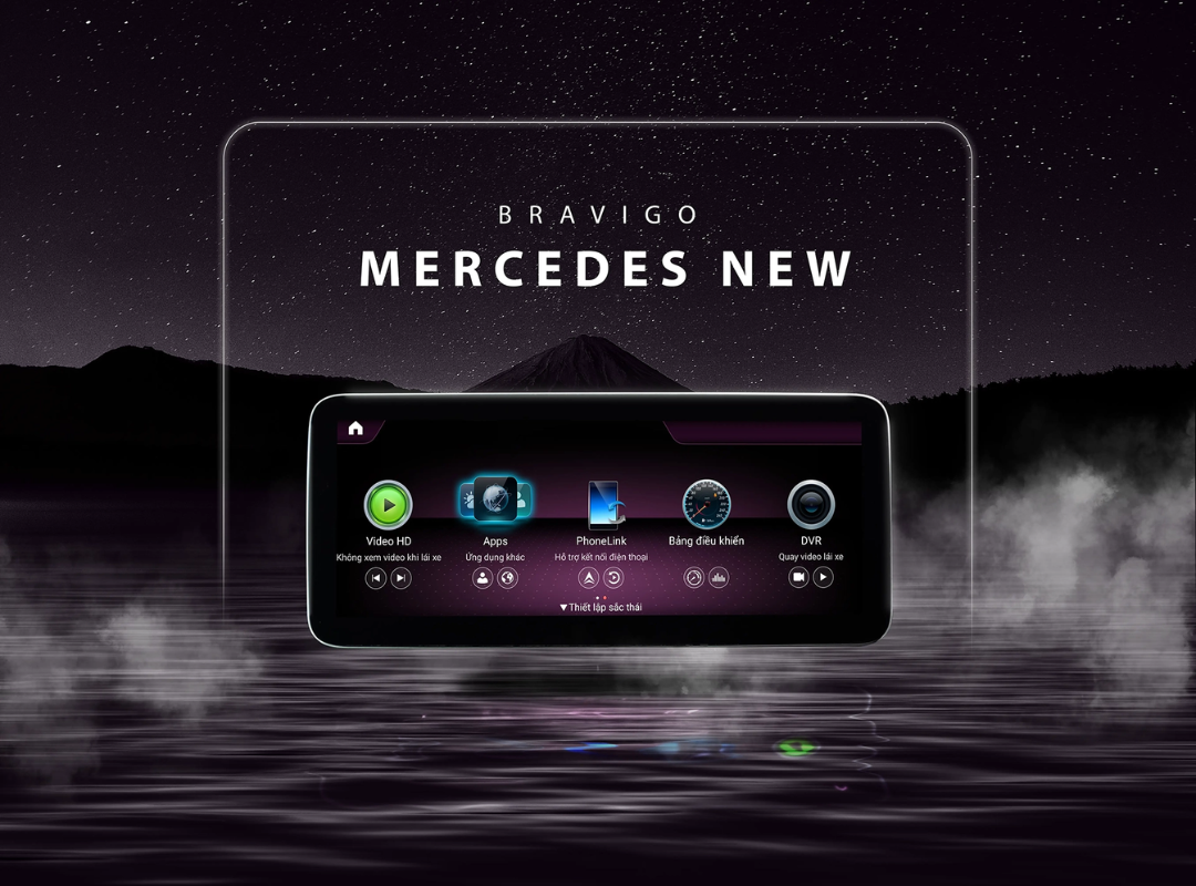 MÀN HÌNH BRAVIGO MERCEDES NEW