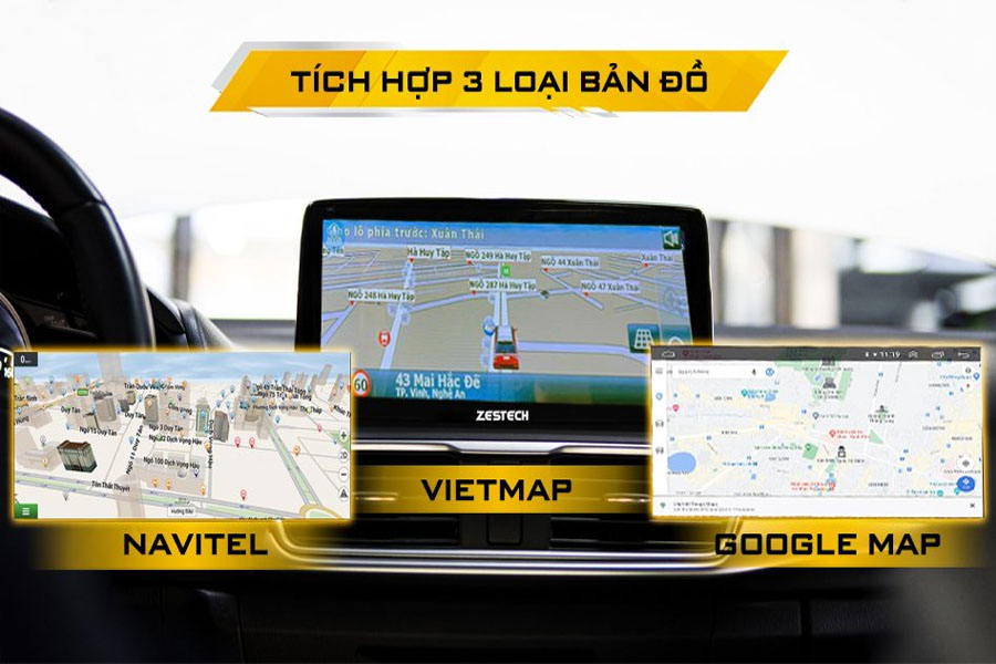 Màn Hình Zestech ZT360G NEW 2023 Liền Camera 360 Độ