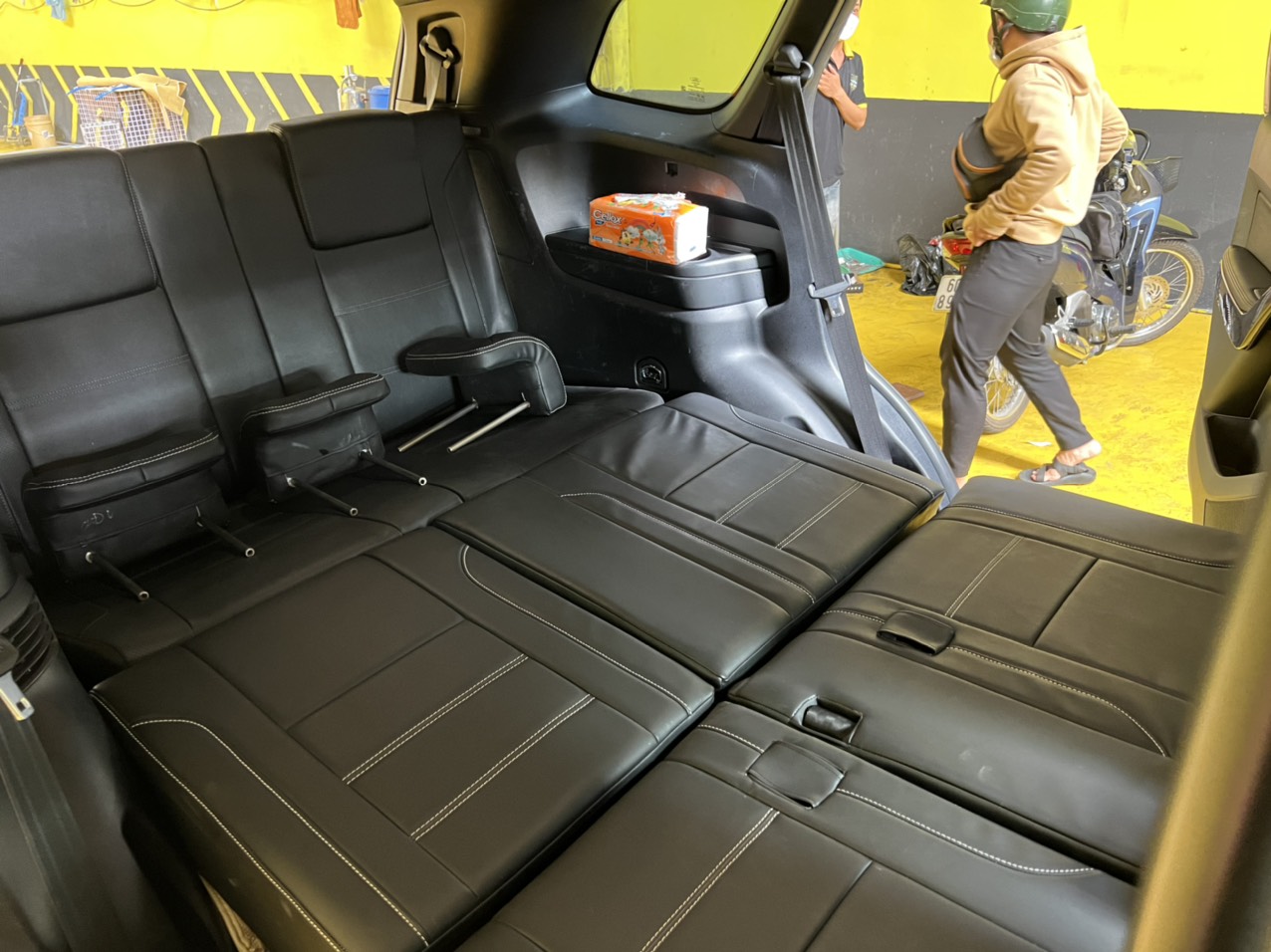 Độ ghế băng 2 thành giường nằm di động