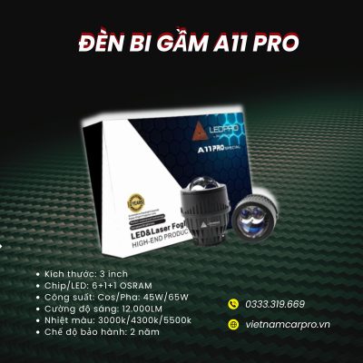 đèn bi gầm A11 pro